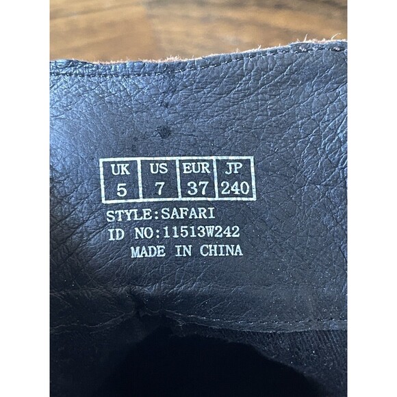 Jump For The People Women's leather heeled ankle bootsSize US7 - Picture 9 of 10